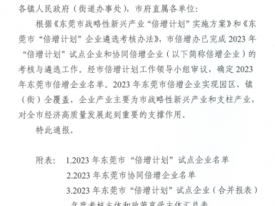 屢獲殊榮！國亨公司再次入選“倍增計劃”企業(yè)